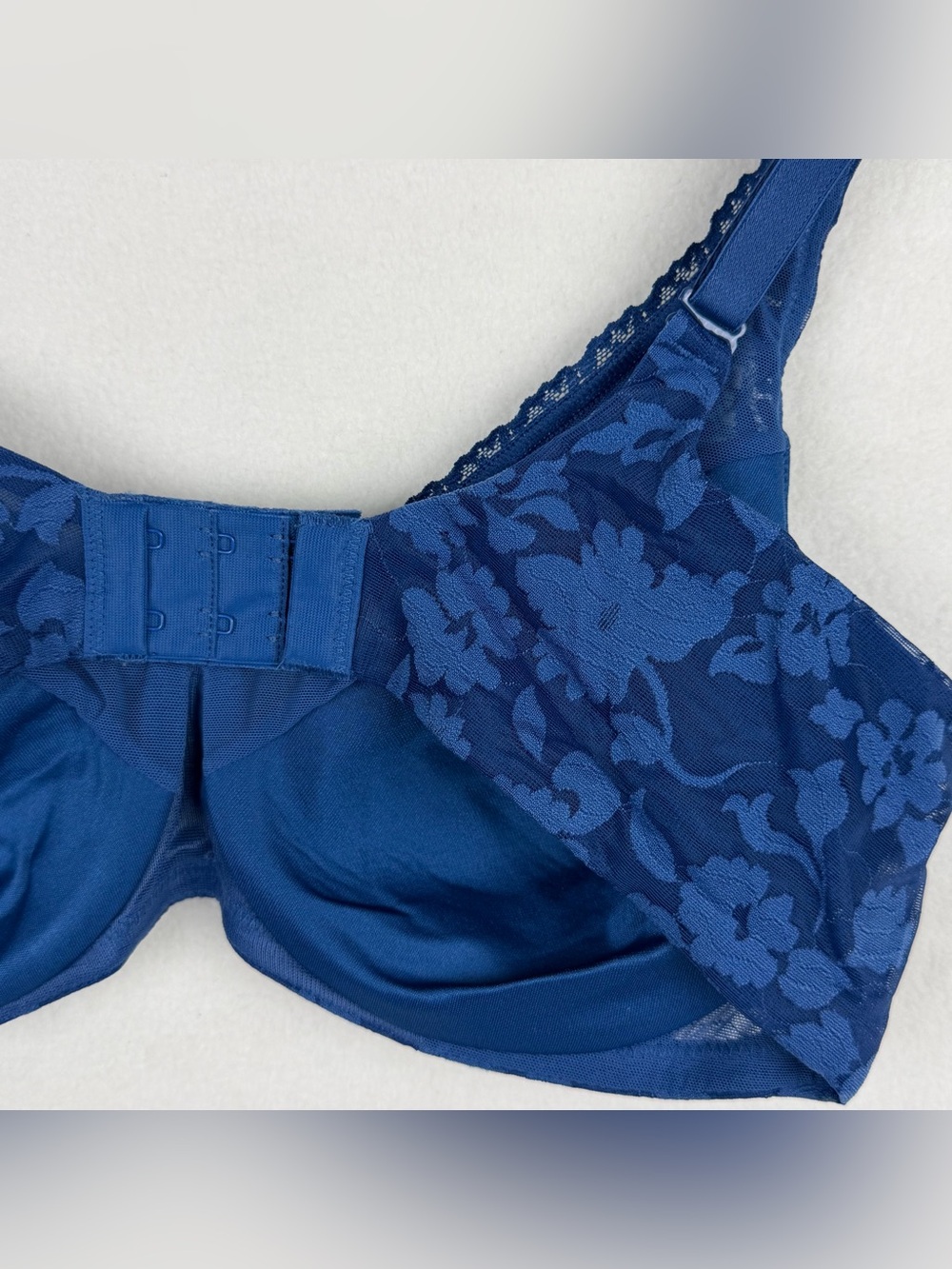 Bali Passion for Comfort Smooth Lace Convertible Underwire Bra DF6590 Blue 36C - Picture 8 of 10